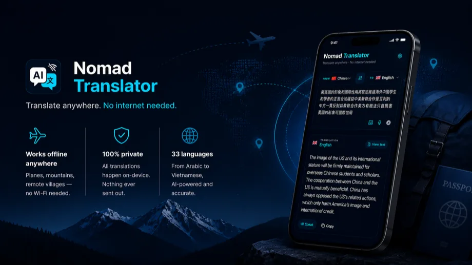 Nomad Translator online hay offline - Nomad Translator